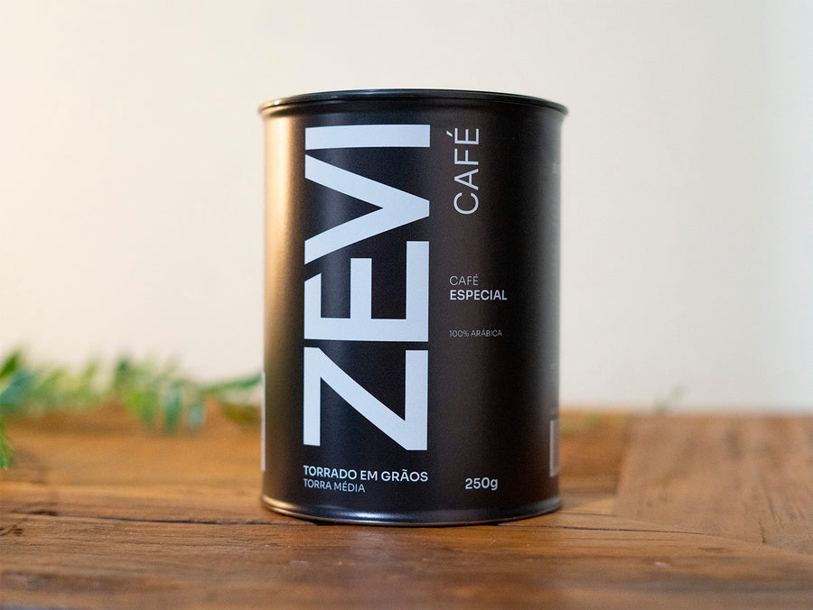 Café ZEVI Especial LEGADO Em Grãos - Lata 250g