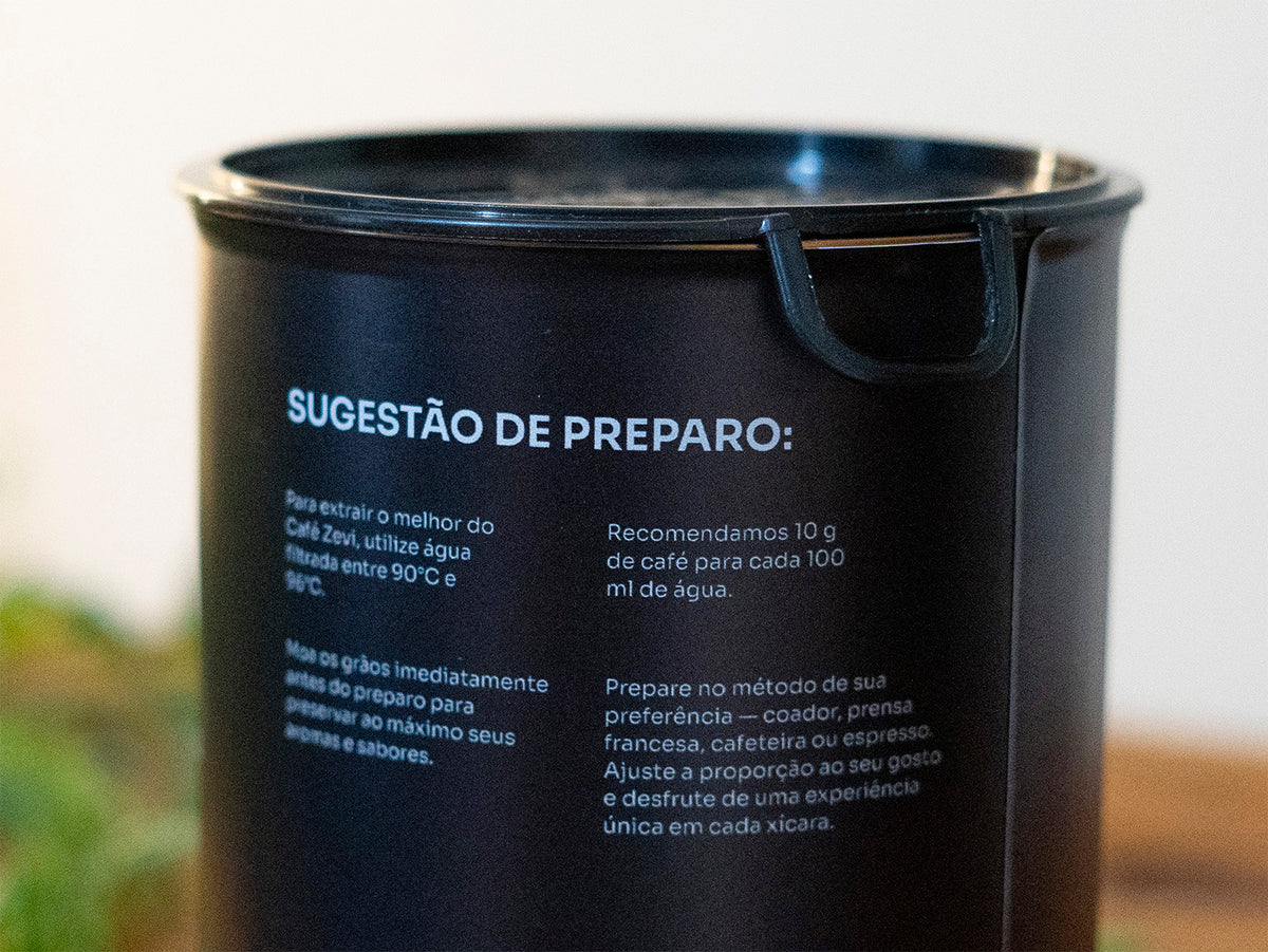 Café ZEVI Especial CLÁSSICO Em Grãos 250g