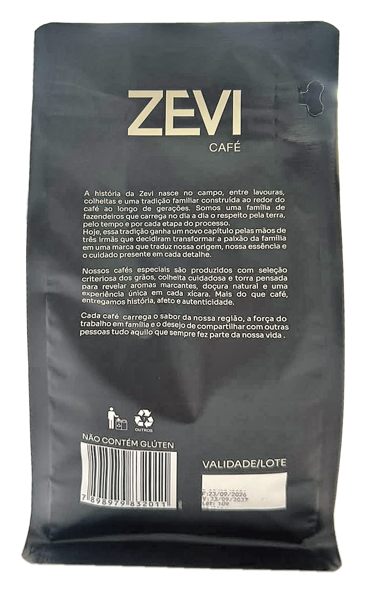 Café ZEVI Especial LEGADO Em Grãos - Pacote 250g